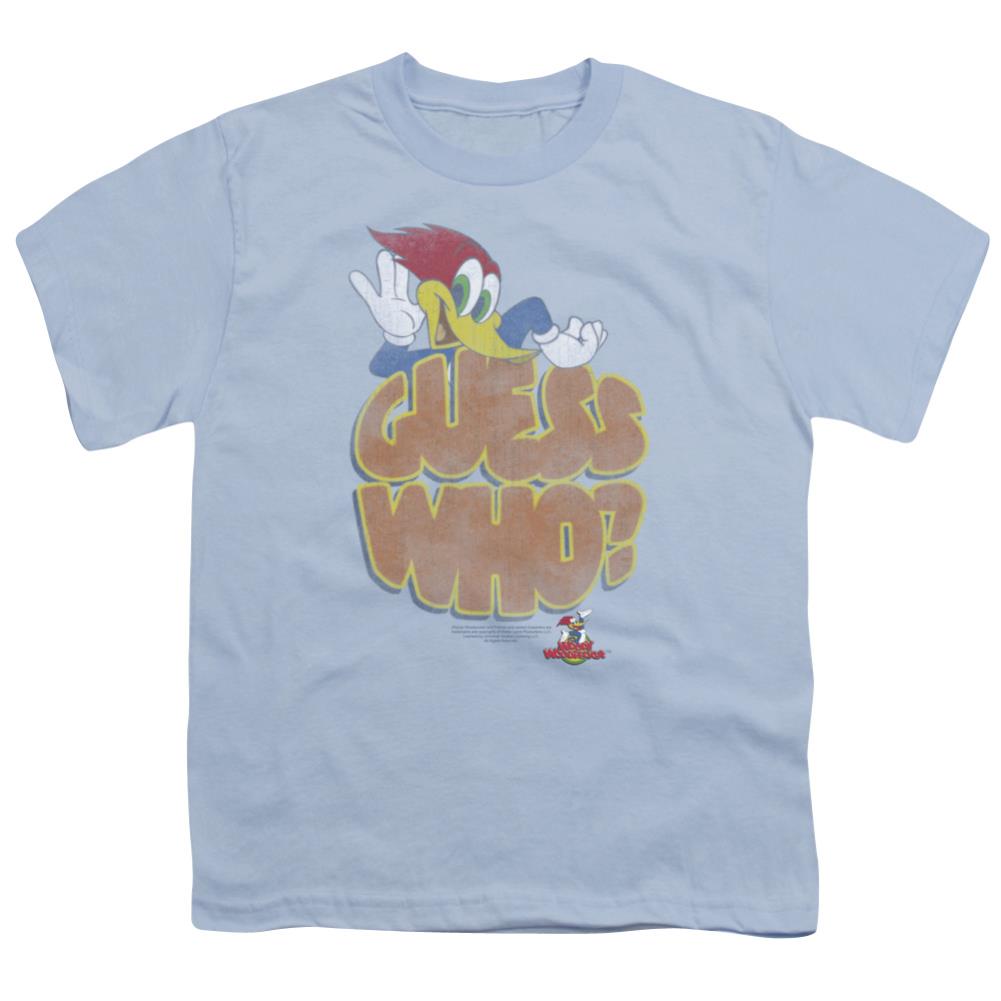 Woody Woodpecker Guess Who Youth 18/1 100% Cotton Short-Sleeve T-Shirt