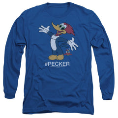 Woody Woodpecker Hashtag Woody Men's 18/1 Cotton Long-Sleeve T-Shirt