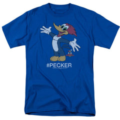 Woody Woodpecker Hashtag Woody Men's 18/1 Cotton Short-Sleeve T-Shirt