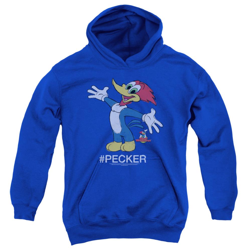 Woody Woodpecker Hashtag Woody Youth Cotton Poly Pull-Over Hoodie