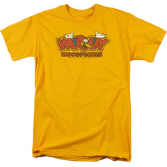 Woody Woodpecker In Logo Men's 18/1 Cotton Short-Sleeve T-Shirt