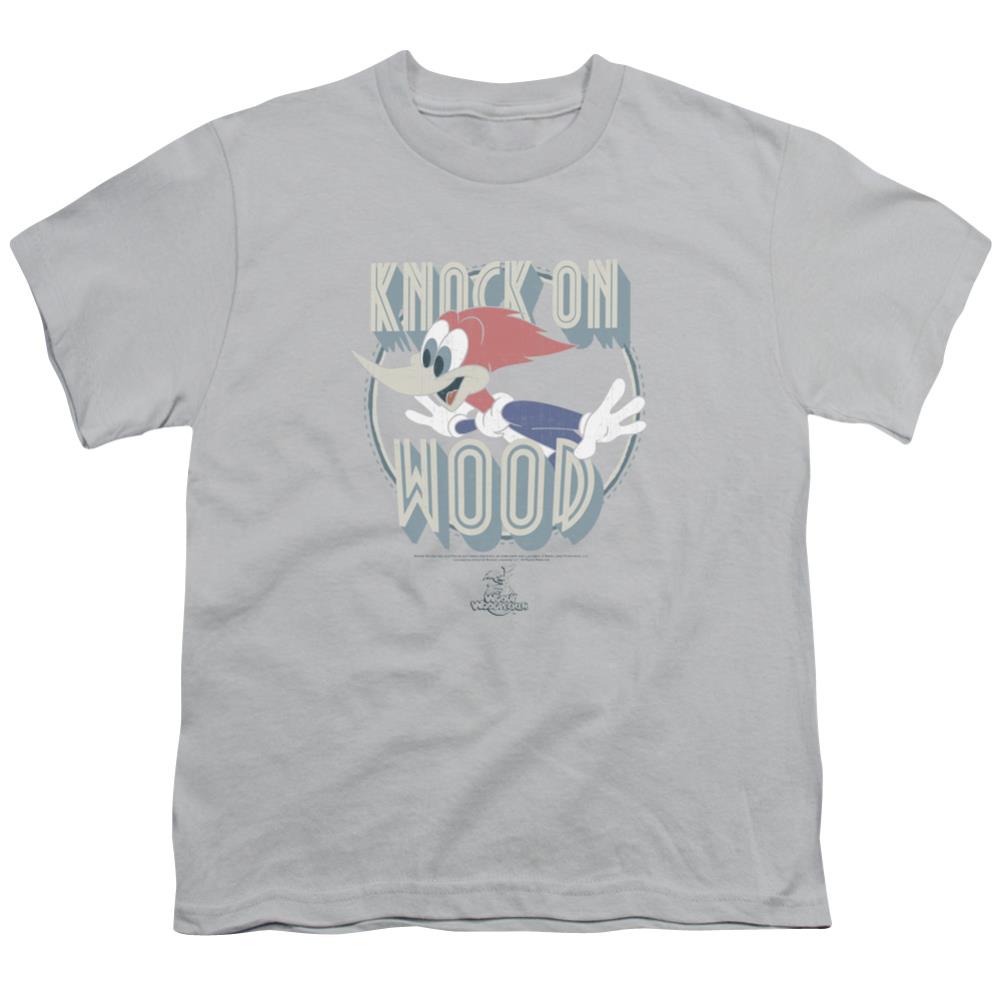 Woody Woodpecker Knock On Wood Youth 18/1 100% Cotton Short-Sleeve T-Shirt