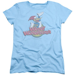 Woody Woodpecker Retro Fade Women's 18/1 Cotton Short-Sleeve T-Shirt