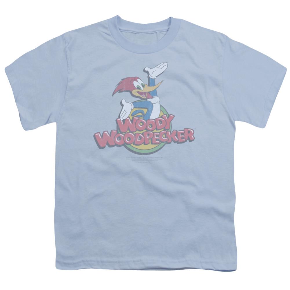 Woody Woodpecker Retro Fade Youth 18/1 100% Cotton Short-Sleeve T-Shirt