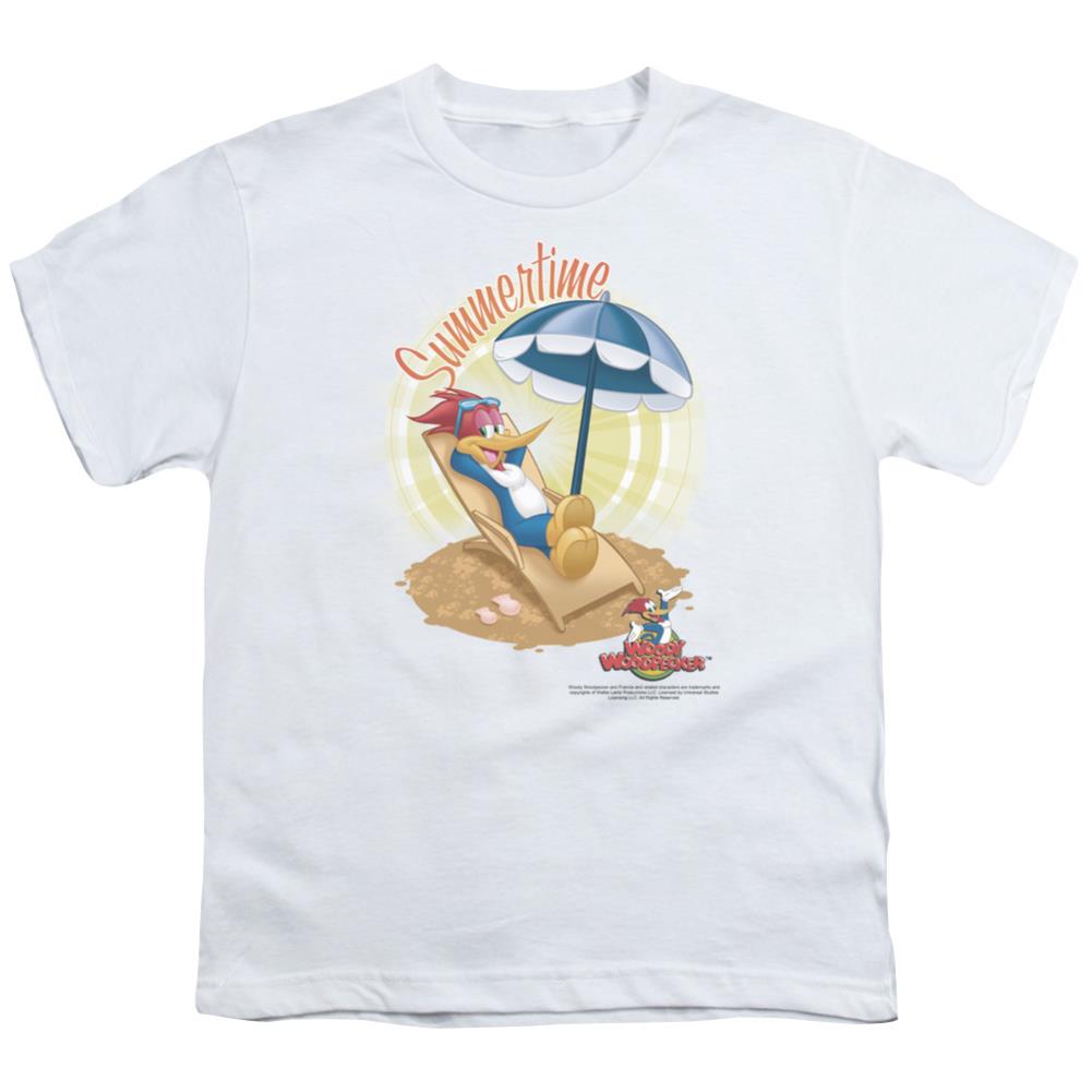 Woody Woodpecker Summertime Youth 18/1 100% Cotton Short-Sleeve T-Shirt
