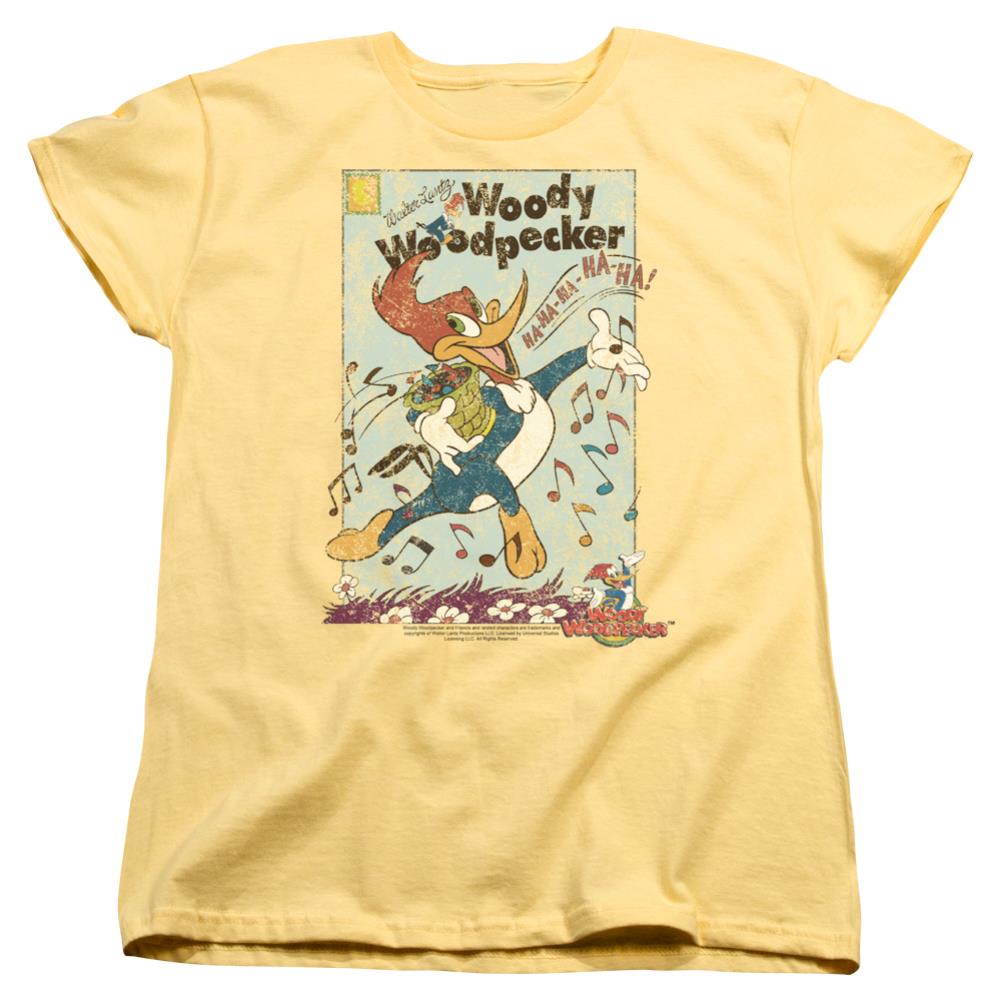 Woody Woodpecker Vintage Woody Women's 18/1 Cotton Short-Sleeve T-Shirt