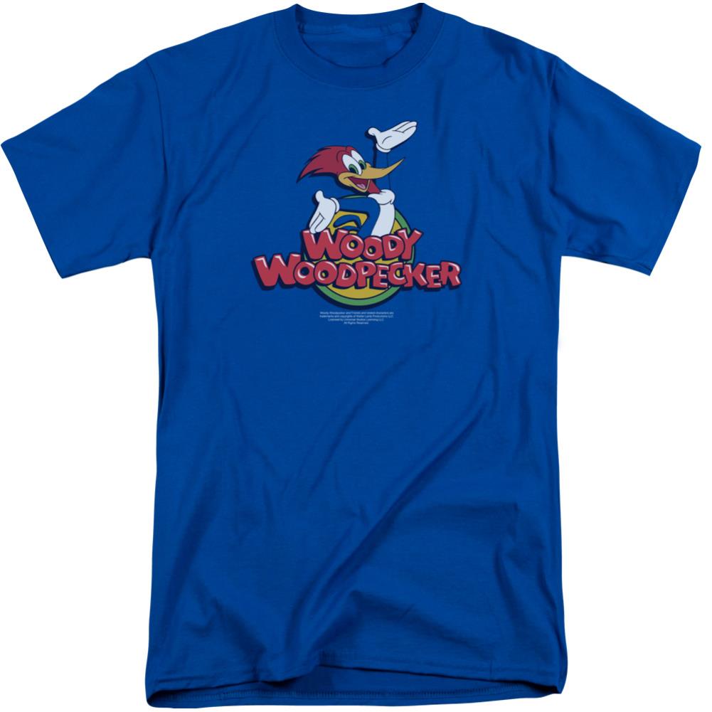 Woody Woodpecker Woody Men's 18/1 Tall Cotton Short-Sleeve T-Shirt