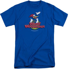 Woody Woodpecker Woody Men's 18/1 Tall Cotton Short-Sleeve T-Shirt