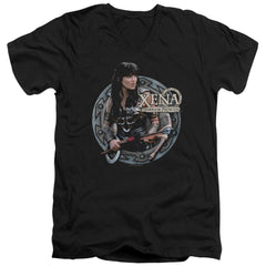 Xena Warrior PrinceShort-Sleeve T-Shirthe Warrior Men's 30/1 Cotton Slim V-Neck T-Shirt