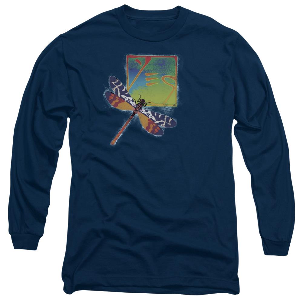 Yes Dragonfly Men's 18/1 Cotton Long-Sleeve T-Shirt