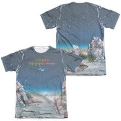 Yes Topographic Oceans (Front/Back Print) Men's Regular Fit Poly Cotton Short-Sleeve T-Shirt