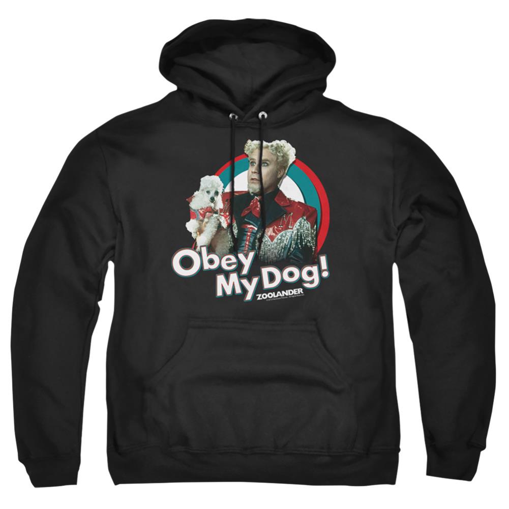 Zoolander Obey My Dog Men's Pull-Over 75 25 Poly Hoodie