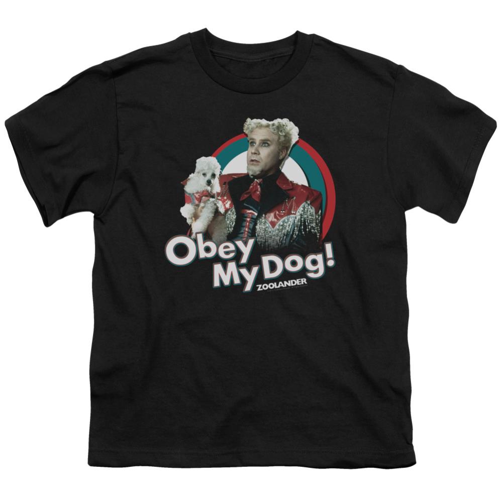 Zoolander Obey My Dog Youth 18/1 100% Cotton Short-Sleeve T-Shirt